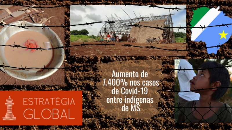 Em 17 dias o aumento de  casos de Covid-19  é de 7.400%  entre Indígenas de Mato Grosso do Sul