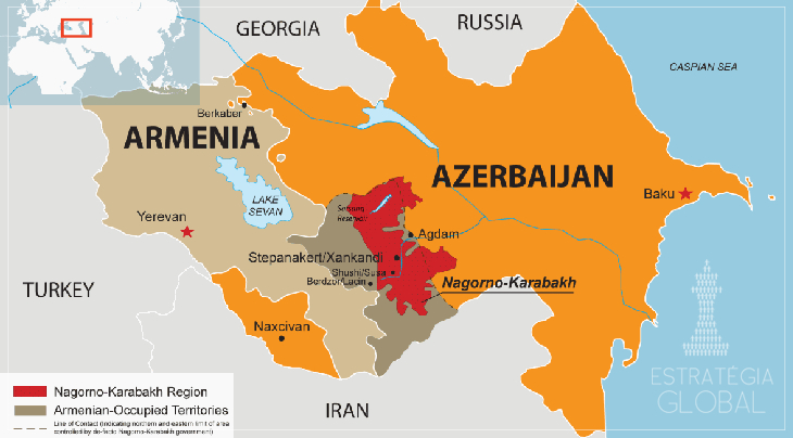 O Azerbaijão afirma que até 2.700 soldados armênios foram mortos ou feridos em Nagorno-Karabakh