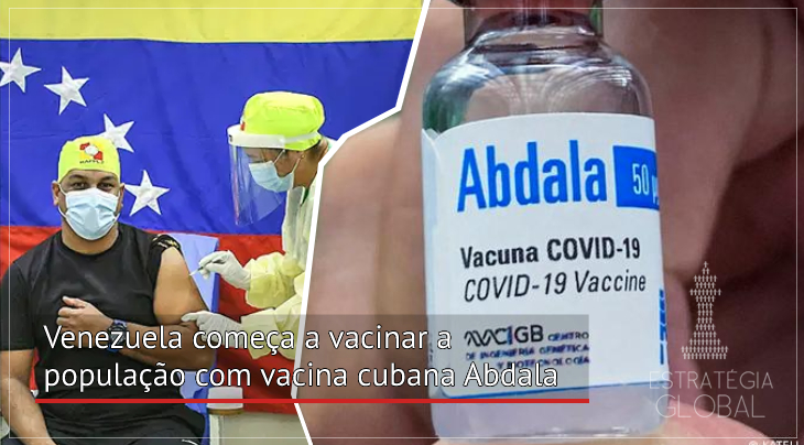 Venezuela começa a vacinar a população com vacina cubana Abdala