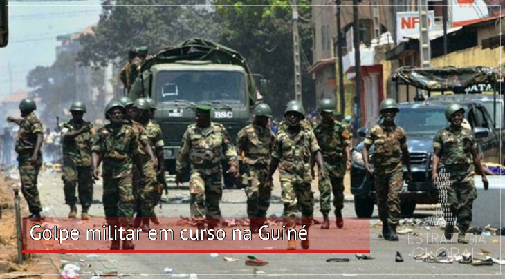Golpe militar em curso na Guiné