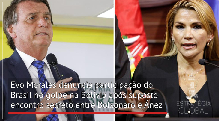 Evo Morales denuncia que o Brasil colaborou com o golpe na Bolívia após revelar um suposto encontro secreto entre Bolsonaro e Áñez