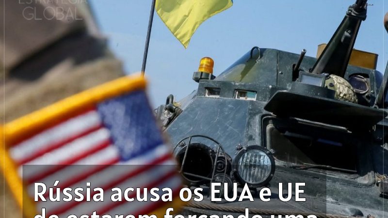 Rússia acusa EUA e UE de estarem forçando uma guerra na Ucrânia
