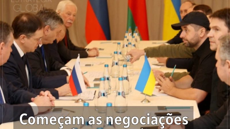 Começam as negociações entre Rússia e Ucrânia na Bielorrússia