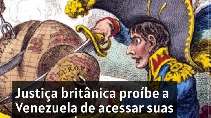 Justiça britânica proíbe a Venezuela de acessar suas reservas de ouro no Banco da Inglaterra