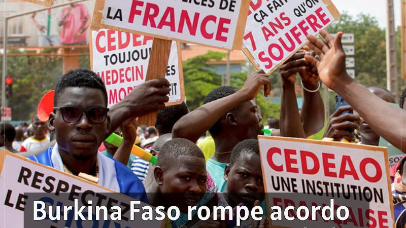 Burkina Faso rompe acordo de assistência militar com a França selado há mais de 60 anos