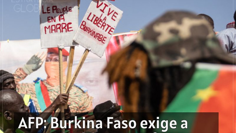 AFP: Burkina Faso exige a retirada das tropas francesas de seu território em um mês