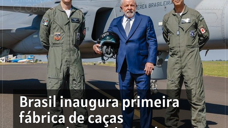 Brasil inaugura primeira fábrica de caças supersônicos da América Latina