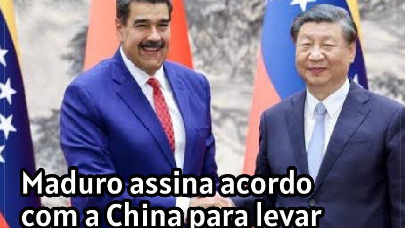 Maduro assina acordo com China para levar 1º astronauta da Venezuela para a Lua