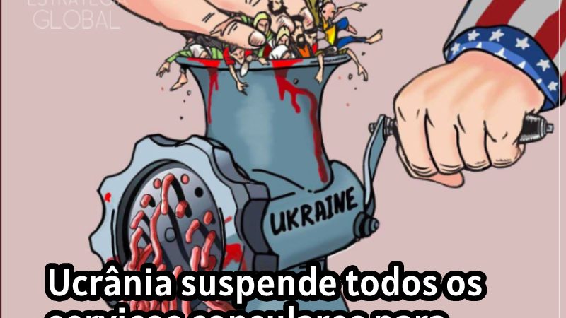 Ucrânia suspende todos os serviços consulares para ucranianos não fugirem da guerra