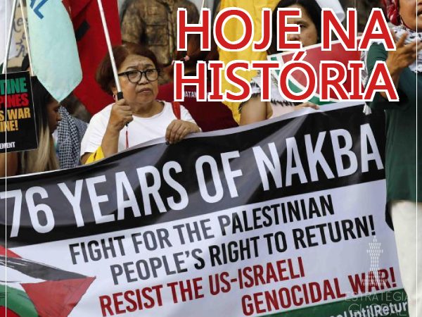Hoje na História: 76º aniversário do Nakba,  da catástrofe, na Palestina